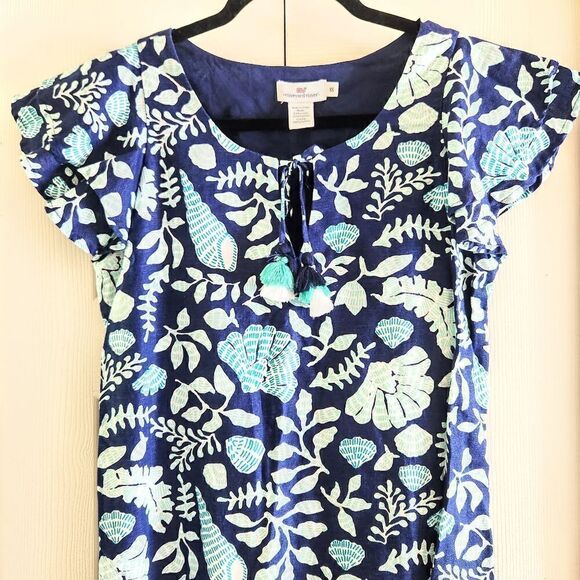 Vineyard Vines Ruffle Cap Sleeve Sheath Minidress Women's XS - Picture 4 of 6